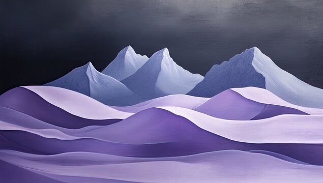 Purple Mountains,  Muted Hues