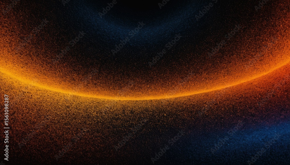 Poster blue and orange gradient background design with grainy noise texture effect web banner design 3