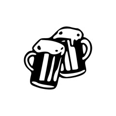 cheers beer mugs clipart