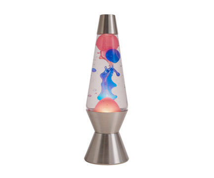 A Mesmerizing Tabletop Lava Lamp, Translucent Wax Flows and Melts in a Dance of Light and Retro Relaxation
