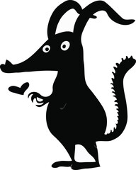 funny cartoon monster