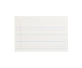 An Isolated Handwriting Practice Pad Showing Faint Blue and Red Lines Against a Plain Background