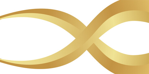 gold wave curve, golden wave corner shape for element, stripes ribbon golden graphic, striped gold. eps 10
