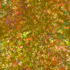 Abstract painting Surface design Blurred painted layered seamless pattern in autumn natural tones Mixed chaotic transparent colorful strokes, blots, spots, splashes, smudges Grunge grainy texture