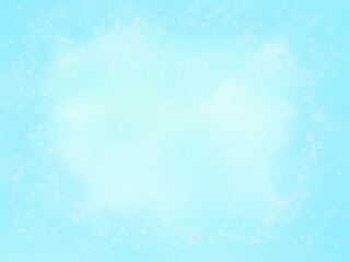 夏の爽やかなイメージの背景素材・海・空