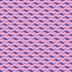 A playful, dreamy wave pattern in soft pink on a rich violet base. Perfect for whimsical, feminine, or artistic projects.