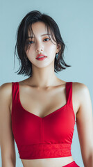 Fototapeta premium 美女, 女性, 美しい, 顔, モデル, 日本, 韓国, 中国, アジ