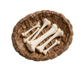 Eerily Beautiful, A Toad Bone Casting Kit Arranged on Weathered Wood for an Occult Ritual or Study