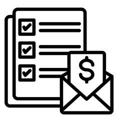 Benefit Summary  Icon Element For Design