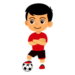 Soccer Player Illustration