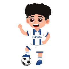 Soccer Player Illustration