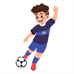 Obraz premium Soccer Player Illustration