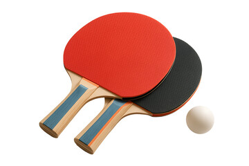 Ping Pong Equipment Pair of Rackets and Ball for Indoor Sports