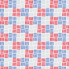 Japanese traditional pattern, san-kuzushi, Ajiro pattern, fresh Japanese background swatch support, red, blue / 日本の伝統模様 三崩し 網代文様 爽やかな和風背景素材 スウォッチ対応 青 赤