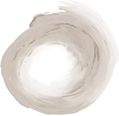 Water color brush circle