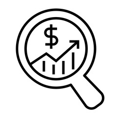 Financial Growth Analysis Icon