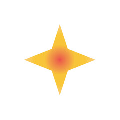 Obraz premium 3d golden star