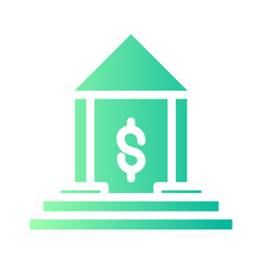 bank gradient icon
