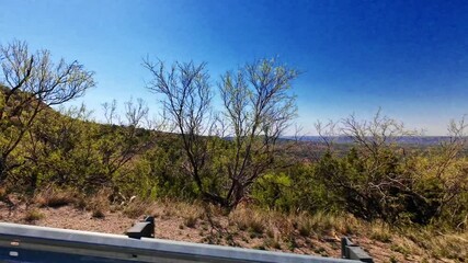 Texas Panhandle is characterized by dramatic canyon landforms, primarily due to the erosive power of rivers and wind over millions of years.