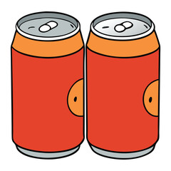 A group of cold beer cans, glistening with condensation, stacked or scattered—ready for a party, game night, or a laid-back evening with friends. Refreshment in a snap!
