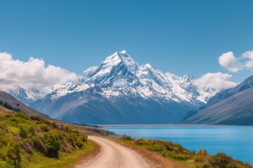 Breathtaking Landscape Featuring Scenic Dirt