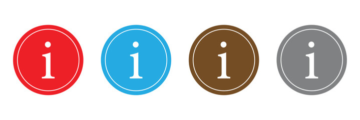 information sign icon set illustration. about us sign and symbol. question mark icon . EPS 10 . 