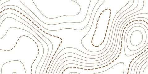 Topography and geography map grid abstract backdrop. Abstract topographic contours map background. Contour Line Pattern in Black and White.