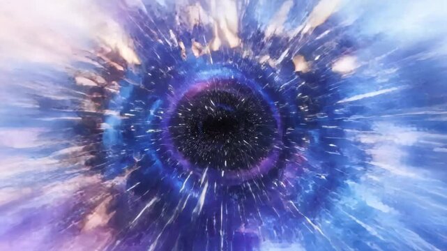 Space Travel Through a Star Wormhole