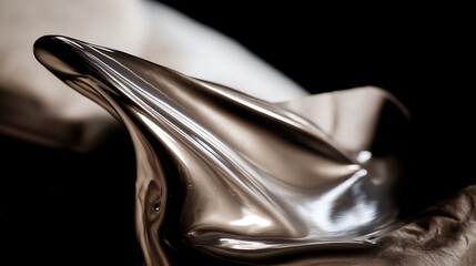 Liquid metal flow, abstract