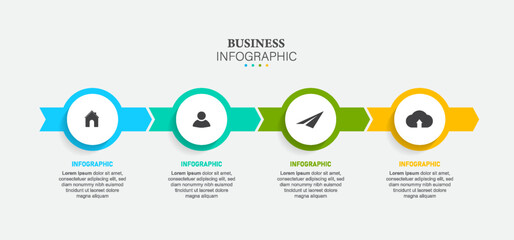 Business data visualization. timeline infographic icons designed for abstract background template milestone element modern diagram process technology digital marketing data presentation chart Vector