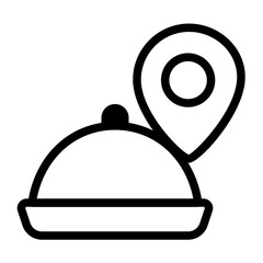 Food Delivery Location Icon