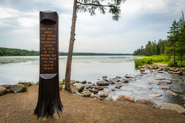 Mississippi Headwaters Trail Sign