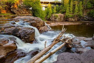 Gooseberry Falls Upper Falls Scenic View