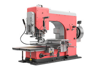 Fototapeta premium Large Industrial Bandsaw Tool on White Surface