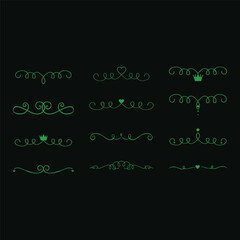 Art deco ornament set  © Njuliyan