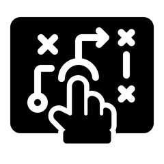 Obraz premium Digital Strategy Planning Board