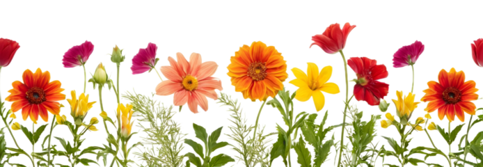 Floral border PNG transparent background, decorative flower frame clipart, elegant floral design for invitations and greeting cards
