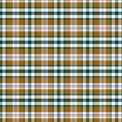 Autumnal Tartan Fabric Texture Seamless Background