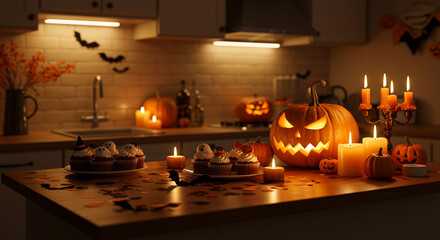 Halloween Kitchen: Jack-o'-lanterns, Cupcakes, and Candles