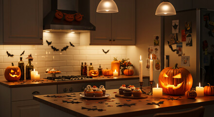 Halloween Kitchen: Festive Treats and Jack-o'-lanterns