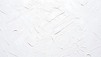 White Texture Background Abstract Impasto Painting Strokes