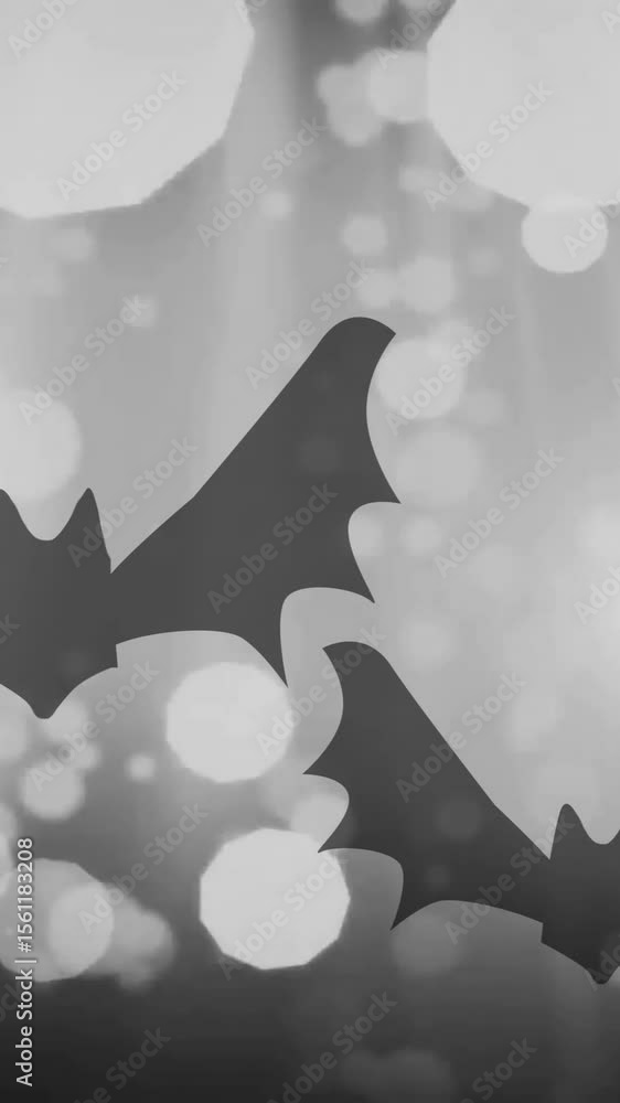 Poster animation of data processing over flying bats