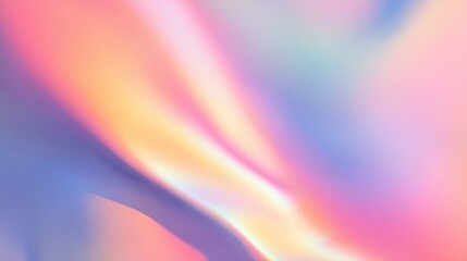 Abstract colorful wave patterns blending soft pastels in a dreamy background, ideal for design