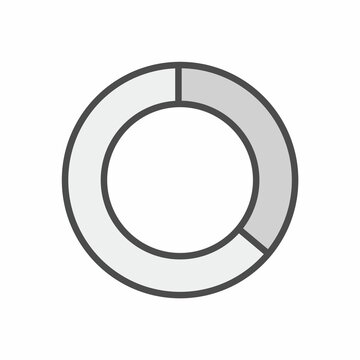 Naklejki Illustrative image of donut chart