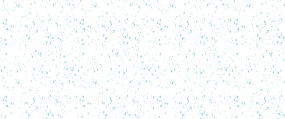 A minimalist white background adorned with a subtle, scattered pattern of tiny light blue specks or paint splatters, creating a delicate, artistic texture