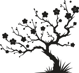 silhouette of tree