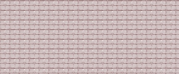 A repetitive, uniform background pattern resembling a tightly woven wicker or basket weave in various shades of muted pink and beige.