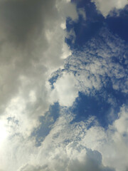 blue sky with clouds