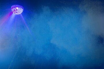 Illuminated disco lights at nightclub