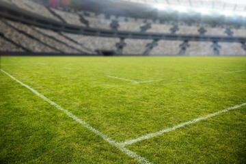 Digital image of rugby stadium © vectorfusionart